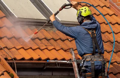 Démoussage et hydrofuge de toiture à Escot